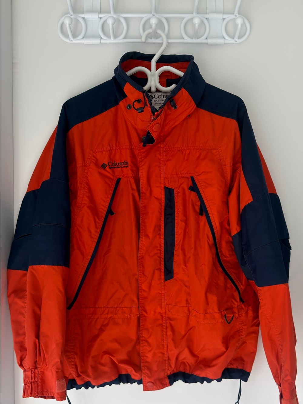 Columbia Orange and Navy Ski Jacket